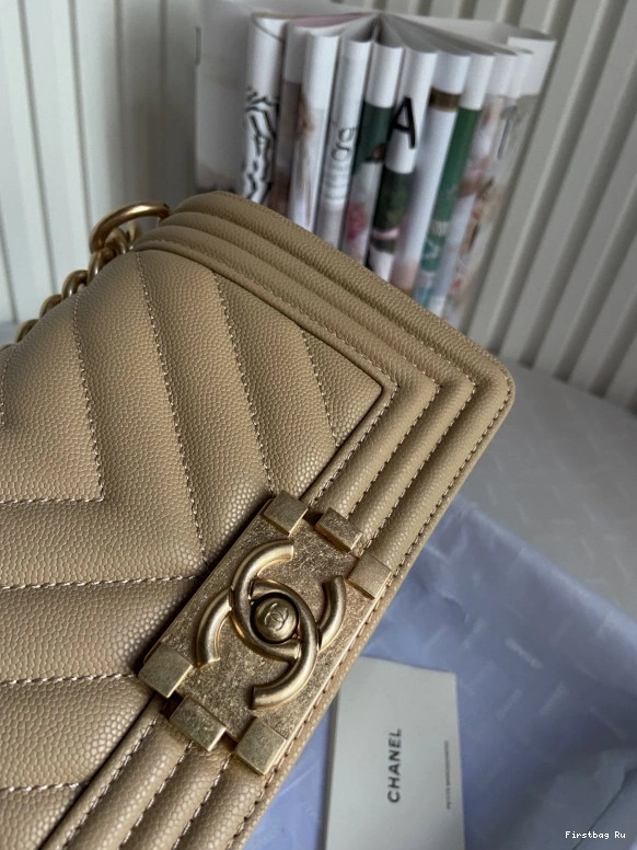 Firstbag Ru 25CM CHANEL BOY BAG 20CM 0708